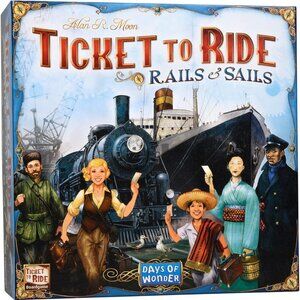 Authentic Ticket to Ride Board Game Rails and Sails  Age New Sealed